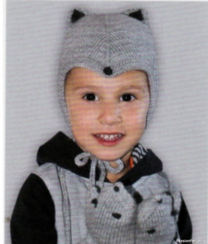 Детский комплект спицами от 1 года до 1,5 лет