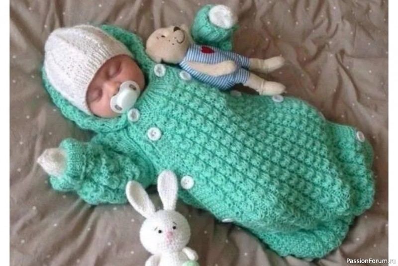 Конверт для новорожденного. Описание