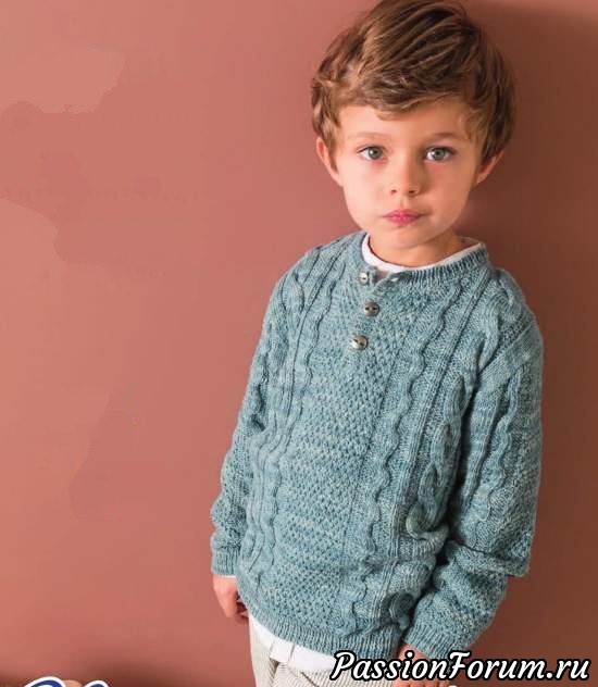 Как связать детский свитер спицами для начинающих на 3 года