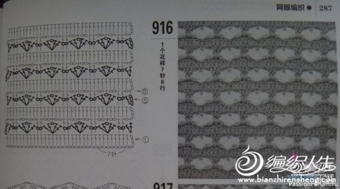 Платье с сердечками крючком. Схема