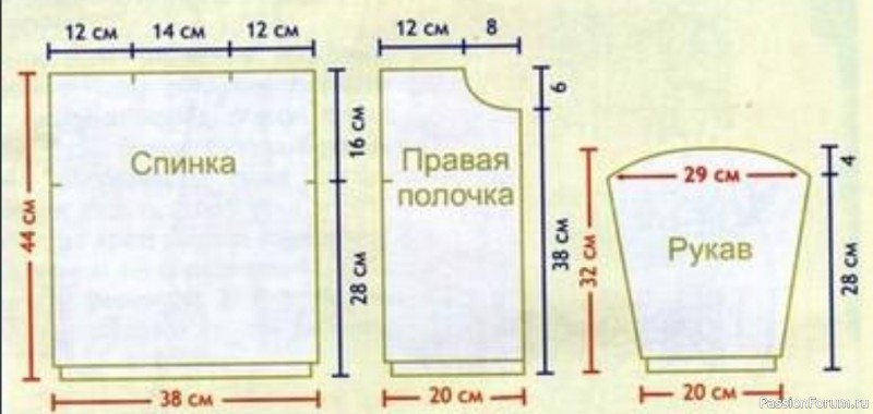 Синий жакет для мальчиков. Описание