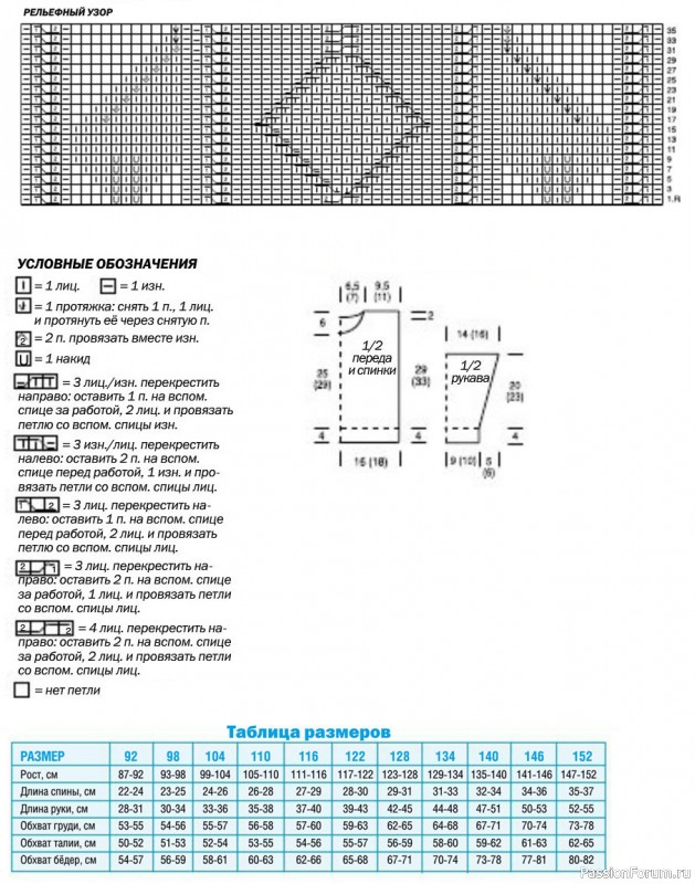 Узорчатый пуловер спицами для мальчика