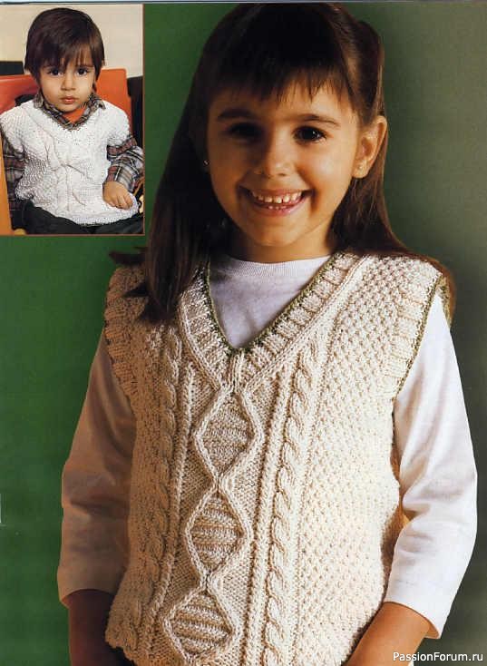 Детская безрукавка. Описание