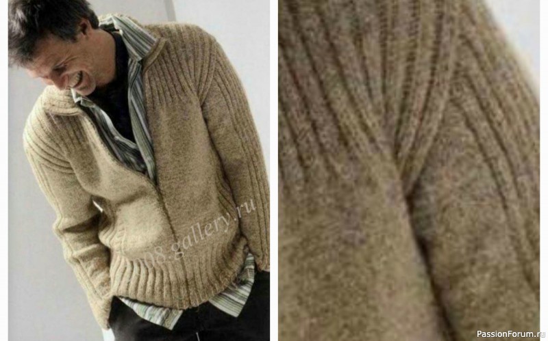 Мужской жакет. Описание