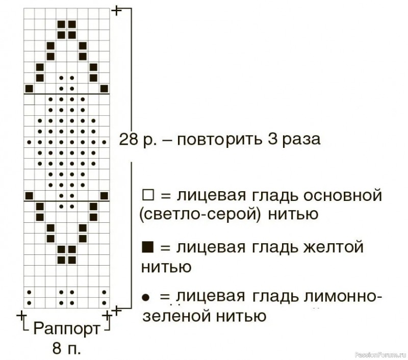 Безрукавка в резинку с узором «Ромбы»