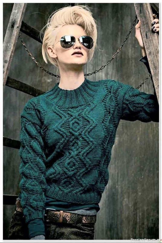 Стильный джемперок. Описание