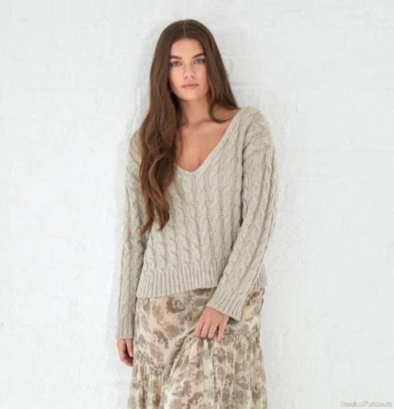 Пуловер от Ким Хэгривз .Описание