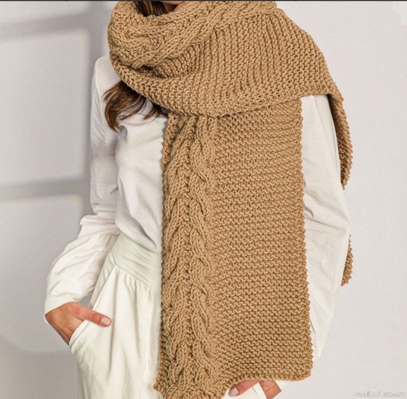 Секреты модного шарфа. Схема