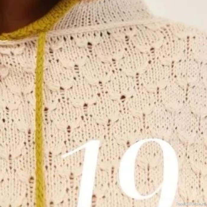 Интересный худи. Схема