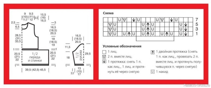 Нежный пуловер с баской. Описание