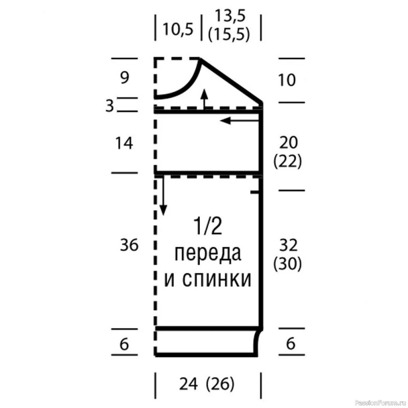 Безрукавка с «косой» и «шишечками». Описание