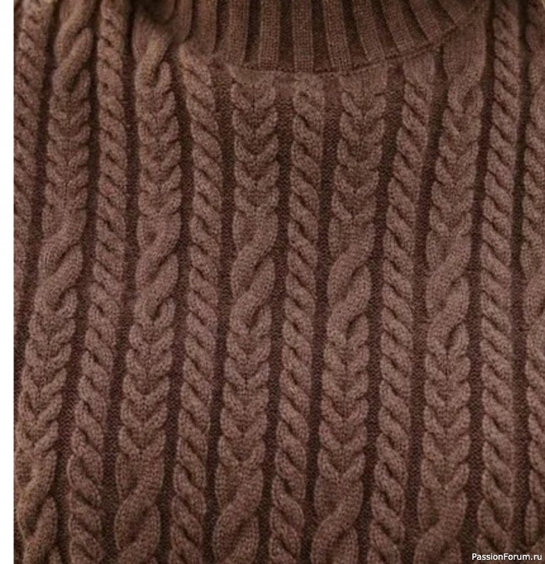 Жилет шоколадного цвета спицами. Схема