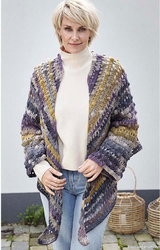 Накидка с рукавами. Описание