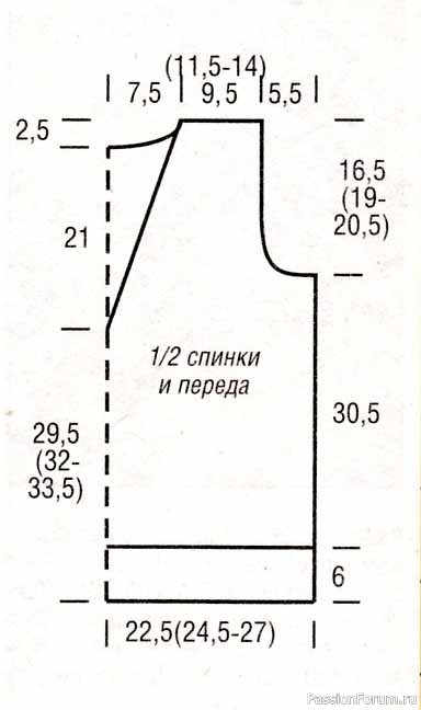 Топ жилет спицами на лето