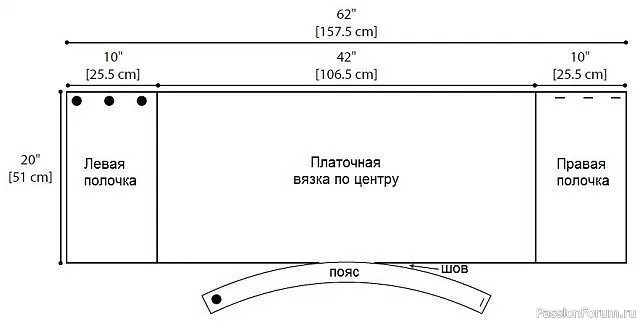 Шарф-свитер. Описание