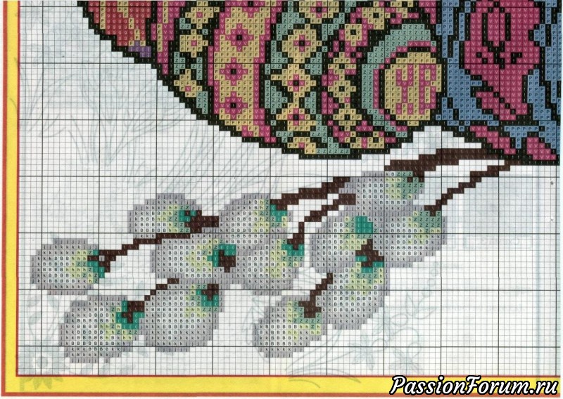 Пасхальный рушник. Схема 2