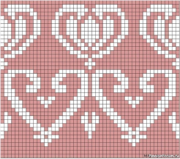 Пончо спицами техникой жаккард. Схемы