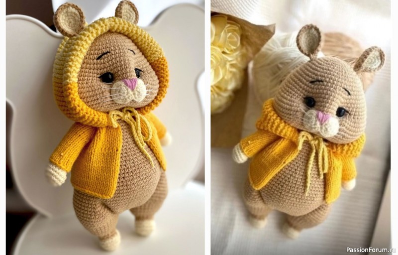 Хомячок крючком. МК