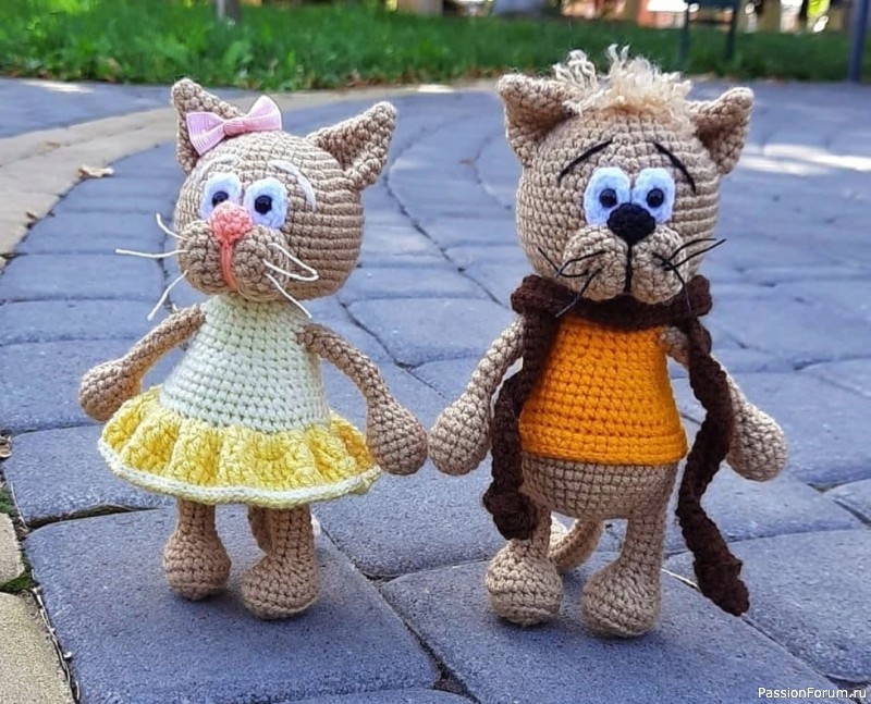 Кот Муркот крючком. МК