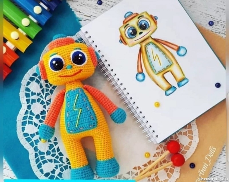 Робот Тоб крючком. МК