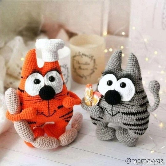 Котики крючком. МК