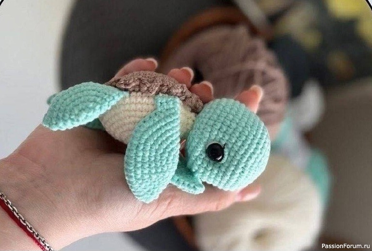 Черепашка Фиби крючком. МК