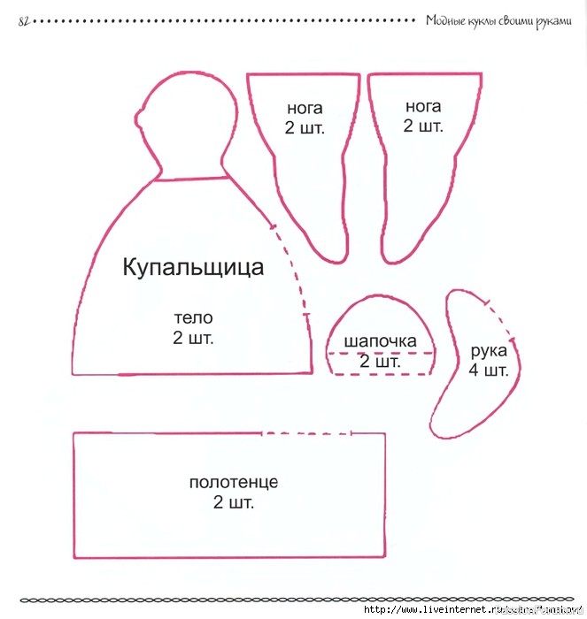 Журнал "Модные куклы своими руками"