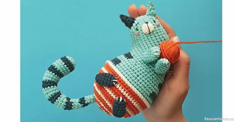 Кот Тигра крючком. МК