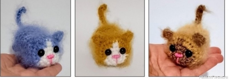 Котик Малявка крючком. МК