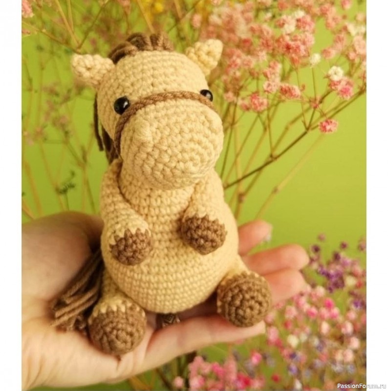 Лошадка крючком. МК