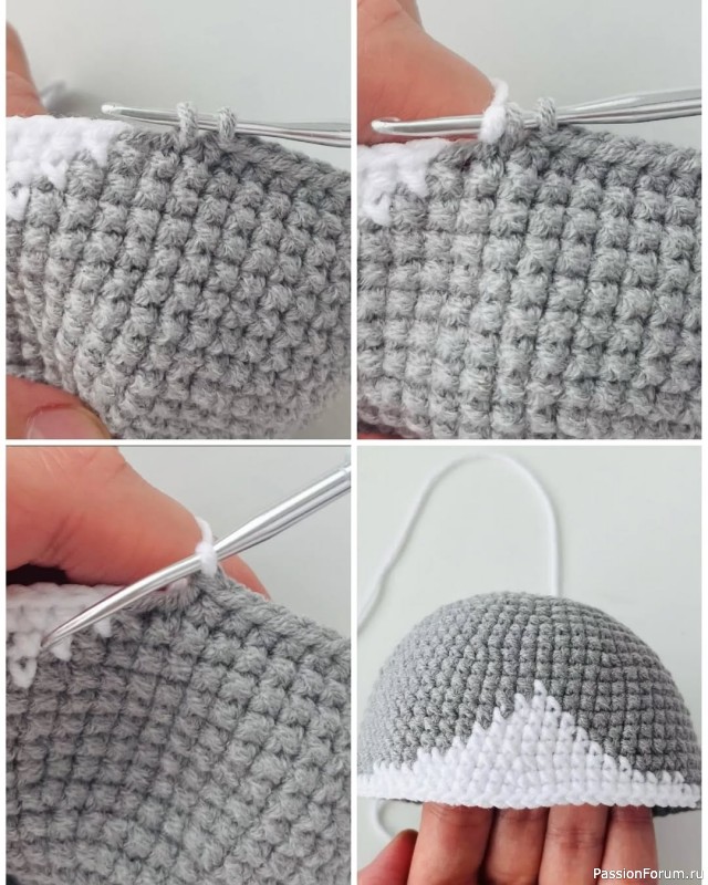 Котики в шортиках крючком. МК