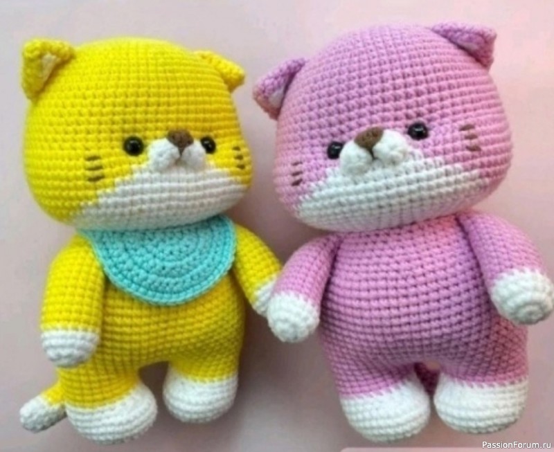 Котики крючком. МК