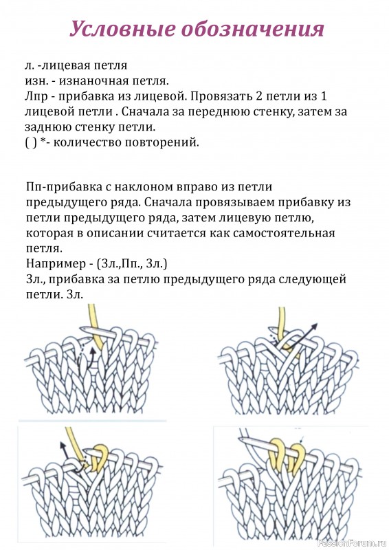 Тюльпан спицами. МК