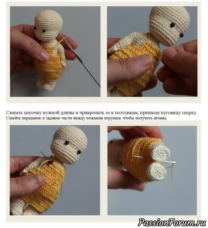 Малышка в костюме жирафа. МК