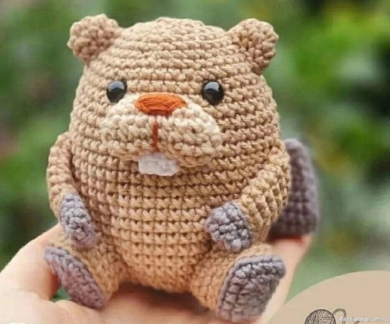 Бобер Нестор крючком. МК