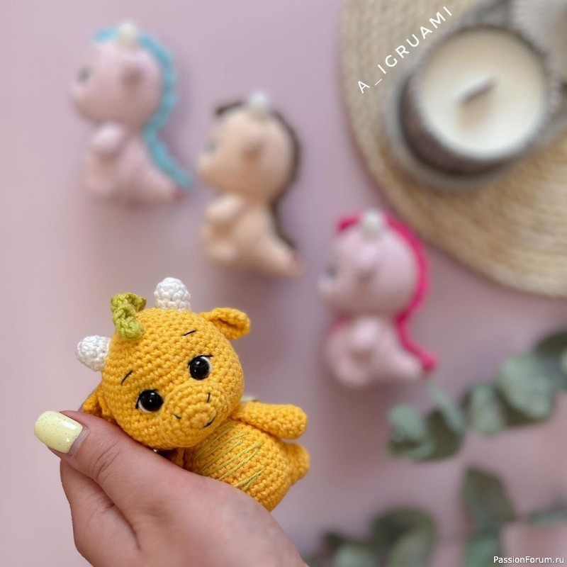 Κpошкa Дpaкошкa крючком. МК