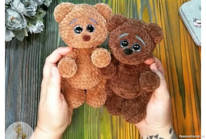 Плюшевый Мишутка крючком. МК