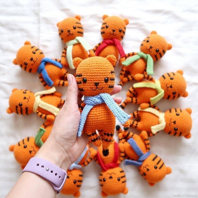Тигрёнок крючком. МК