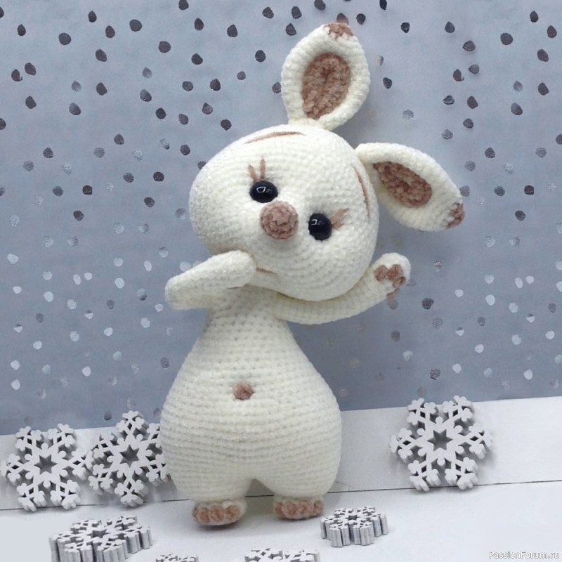 Зая таскательная крючком. МК