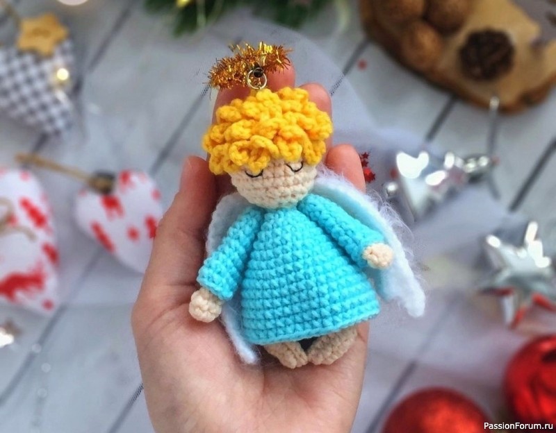 Маленький Ангелочек крючком. МК