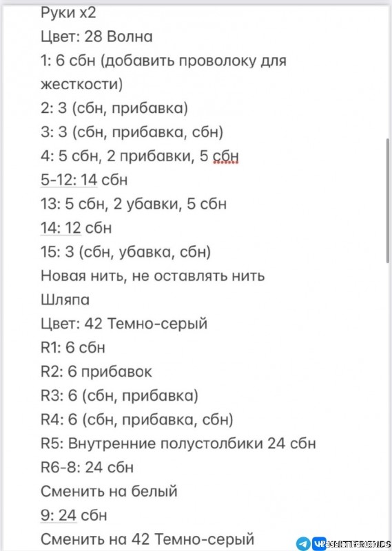 Слоник крючком. Описание