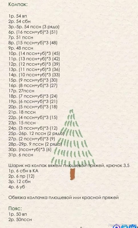 Маленький Эльф крючком. МК