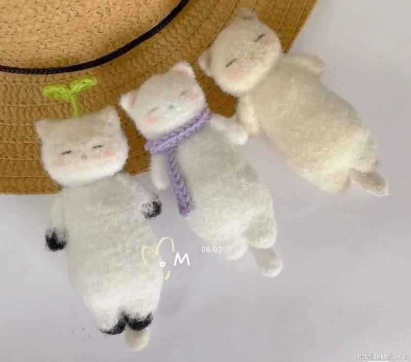 Котики крючком. МК