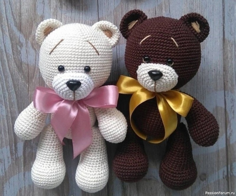 Мишка Тёма крючком. Описание