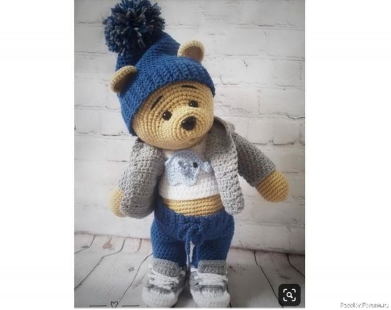 Медвежонок крючком. Описание
