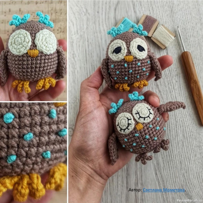Совенок крючком. МК