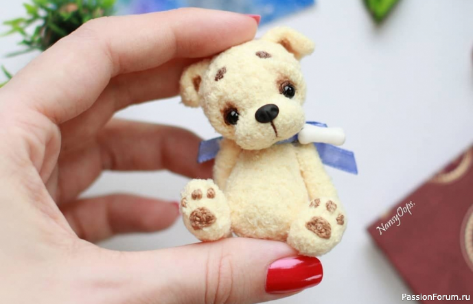 Маленький щенок. МК Анастасии Кирсановой Маленький щенок. МК Анастасии Кирсановой