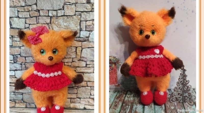 Лисичка крючком. МК