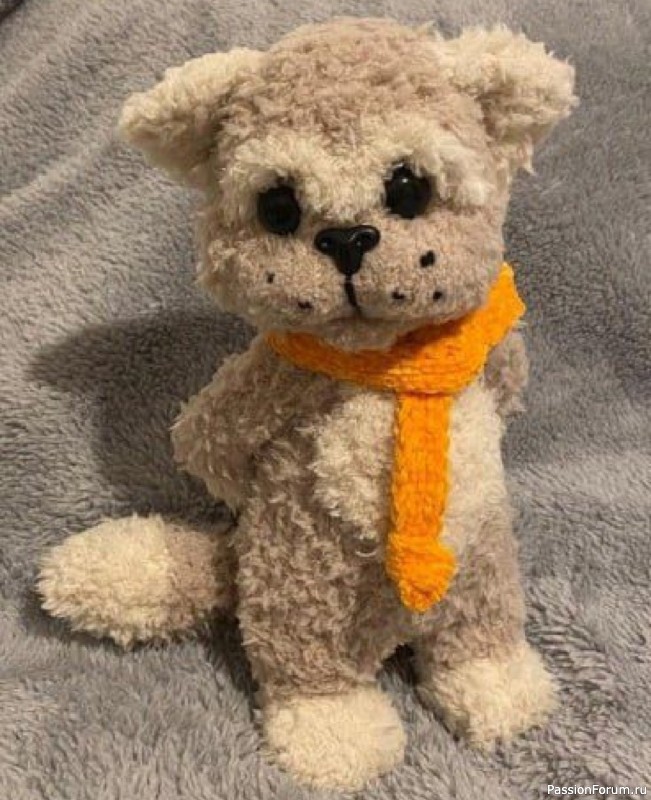 Котик Мякиш спицами. МК