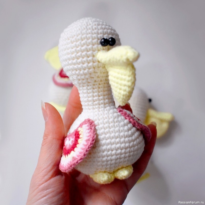 Пеликан крючком. МК